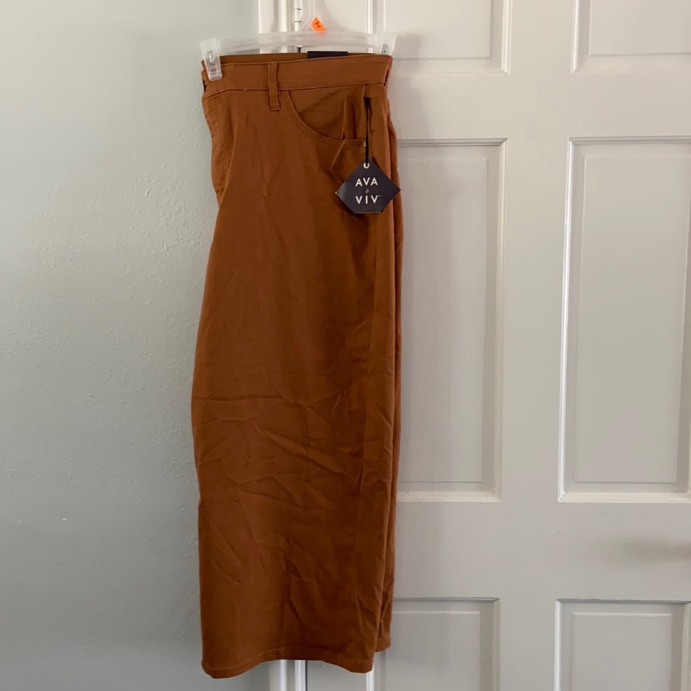5 for $25 🌸 Cute mustard color plus size wide-leg  jeans